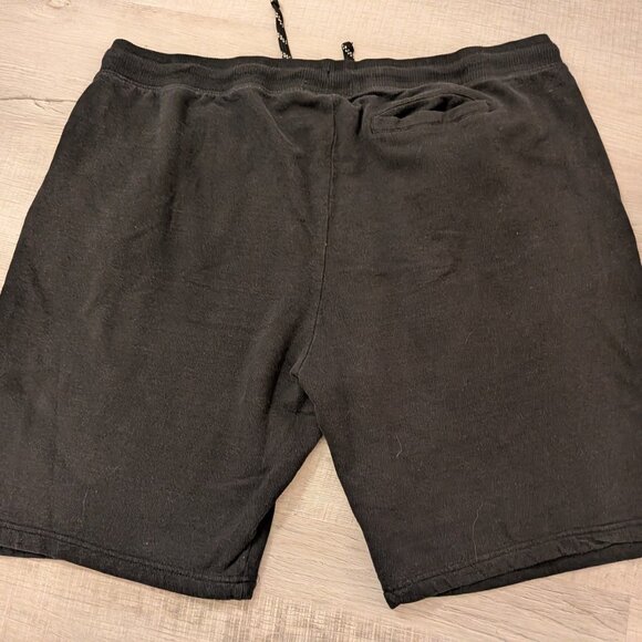 Kenneth Cole Sweat Shorts Mens Size 4Xl Black Jogger Cotton Fleece - Picture 4 of 4